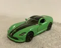Majorette Modellauto Dodge SRT Viper Grün 2010 1/60 1/64 3 inches Neuf ohne Box