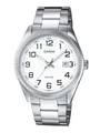 CASIO MTP-1302PD-7BVEF Herrenuhr Silber / Weiß arabische Ziffern Ø38,7mm