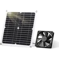 Solarpanel Fan Kit 12W wetterfest monokristallin  tragbar Camping