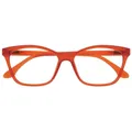 OPULIZE KAT Lesebrille - Cat-Eye Katzenaugen-Fassung - Matt Orange - Herren & Damen - Federscharniere - R59-G - +2.00