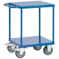 Fetra Tischwagen - Stahlblech bündig Ladefläche 600 x 600 mm, 2496B