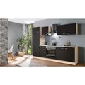 Menke Küchenzeile Classic 270 cm Lava Matt-Sonoma Eiche Nachbildung