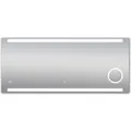 DSK Design LED-Lichtspiegel Silver Conde 140 cm x 60 cm