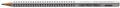 Faber-Castell 117000 Bleistift GRIP 2001 - HB, silbergrau