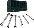 Wera - Ratcheting combination wrench/double open-ended wrench set - 6 Stücke - in Tragetasche (05020022001)
