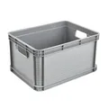 Aufbewahrungsbox Regalbox Lagerbox Grau 20 L