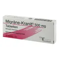 Migräne Kranit 500 mg Tabletten Inhalt: 10 St