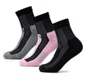 OCCULTO Wandersocken Damen & Herren Merino Wandersocken 3er Pack (Modell: Makalu) (3-Paar)