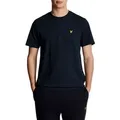 Lyle & Scott T-Shirt Basic Herren, 100% Baumwolle, Gerader Schnitt blau L