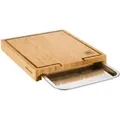 ZWILLING BBQ+ Schneidbrett mit Auffangschale 39 cm x 30 cm, Bambus