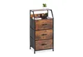 relaxdays Standregal Industrial mit 3 Schublade
