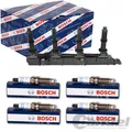 BOSCH ZÜNDSPULE + 4x BOSCH ZÜNDKERZEN passend für ALFA ROMEO 159 OPEL SIGNUM CC