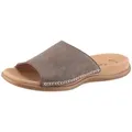 Gabor Pantolette, Keilabsatz, Sommerschuh, Schlappen in schlichter Form braun 38 EU (5 UK)