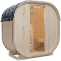 Home Deluxe - Outdoor Sauna Cube Größe: M Sauna Outdoor-sauna Holzsauna Im