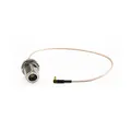 Pigtail N-Einbaubuchse zu MMCX-Stecker, gewinkelt 90°, 25 cm