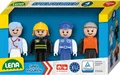 LENA TRUXX Spielfiguren Set blau Arzt Feuerwehr Polizei Bauarbeiter