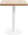 vidaXL Bistrotisch Hellbraun 60x60 cm MDF