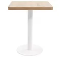 vidaXL Esstisch, Bistrotisch Hellbraun 60x60 cm MDF