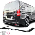 Heck Diffusor Spoiler Schwarz Glanz passt für Mercedes Vito W447 2014-2019