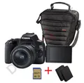 Canon EOS 250 D Digitale Spiegelreflexkamera EF-S 18-55 mm VALUE PAKET 16 WOW