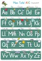 Mein Tafel-ABC in Druckschrift: Lernposter 70 x 100cm, abwaschbar