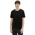 TOM TAILOR Denim T-Shirt (Packung, 3-tlg) schwarz S (44/46)