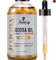 Kanzy Jojobaöl Bio Kaltgepresst 100% Rein Gold 120ml für Haut Haare Nägel Ge