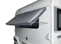 Bo-Camp Caravan Fenstermarkise, 180x75cm, grau