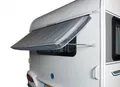 Bo-Camp Caravan Fenstermarkise, 180x75cm, grau