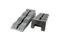 AG Automotive Auffahrrampe Stufenkeile Auffahrkeile Wohnmobil Wohnwagen Level Up Rampe Grau (2-St)