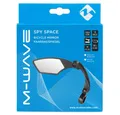 M-Wave Fahrradspiegel M-Wave Spy Space Fahrradspiegel links, Ø22,2mm, 3D-verstellbar, Echtgl