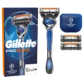 Gillette ProGlide Flexball Systemklingen 3er + Handstück + Reiseetui "UEFA Champions League" Rasierklingen + Handstück + Reiseetui