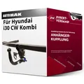 Für Hyundai i30 CW Kombi Typ PDE (Auto Hak) Anhängerkupplung vertikal abnehmbar
