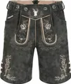 PAULGOS Herren Trachten Lederhose Kurz - HK3 - Echtes Leder - in 3 Farben erhältlich - Größe 44 - 60
