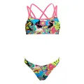 Funkita Girls Bikini Set Mädchen Bademode Two Piece Smash Mouth, Größe:164