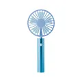 Remember Ventilator Flow aqua, H 22.2 cm, Ø Ventilatorkopf: 9.7 cm, Aluminium/Kunststoff – Tragbarer Design Tischventilator, kompakter Ventilator für Büro, Zuhause oder Reise, Mini Ventilator