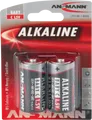ANS 1513-0000 - Red, Alkaline Batterie, C (Baby), 2er-Pack
