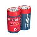 ANSMANN 1513-0000 Baby C Red Alkaline Batterien rot