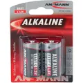 ANSMANN® 1513-0000 Alkaline Batterie Baby C 7200mAh, 2er-Pack