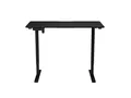 JUSKYS Schreibtisch Office Stand (140 x 60 cm, ohne Ablage, Schwarz)