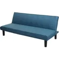 MCW Schlafsofa J17 Schlaffunktion Stoff/Textil 165cm Türkis-Blau