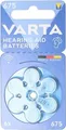 VARTA Hörgerätebatterie Hearing Aid 675 6er Blister Zink/Luft