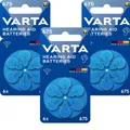 3 x Varta Hearing Aid Batteries 675 PR 44 1,45 V, a 6 Stk.