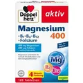 Doppelherz Magnesium 400 + B1 + B6 + B12 + Folsäure