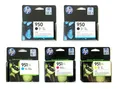 5x Original Tinte HP Officejet Pro 8600 8610 8620 8615 251dw 276dw Nr. 950 951XL