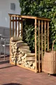 Kaminholzregal XL Kaminholzständer 1m³ Brennholzregal Feuerholzregal Holzlager