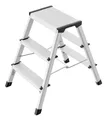 Hailo 4443-701 D60 Standardline klappbare Trittleiter 2x3 Stufen