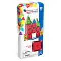 Magna-Tiles microMAGS 26-teiliges Reise-Magnetbauset - Kräftige Farben, die Original Magnetbaumarke