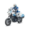 Bruder bworld Scrambler Ducati Polizeimotorrad und Polizist