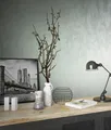 Marburg Vliestapete Concrete, strukturiert, glänzend, moderne Tapete für Wohnzimmer Schlafzimmer Küche, blassgrün